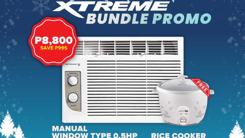 Get FREE appliances on XTREME BRRR Month Aircon Bundle Promo 