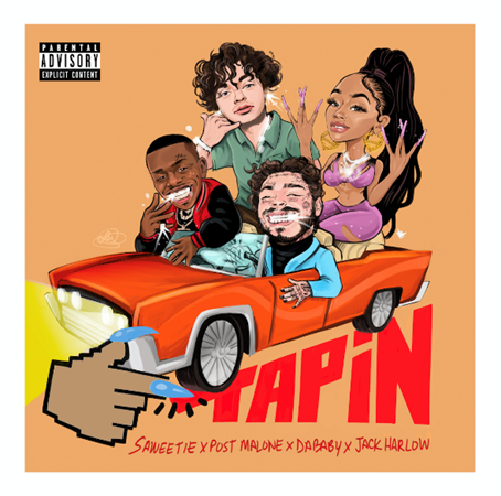 Saweetie unleashes monumental rendition of Tap In featuring Post Malone, Dababy, Jack Harlow