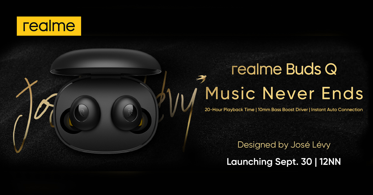 Stylish realme Buds Q arrives in PH on September 30
