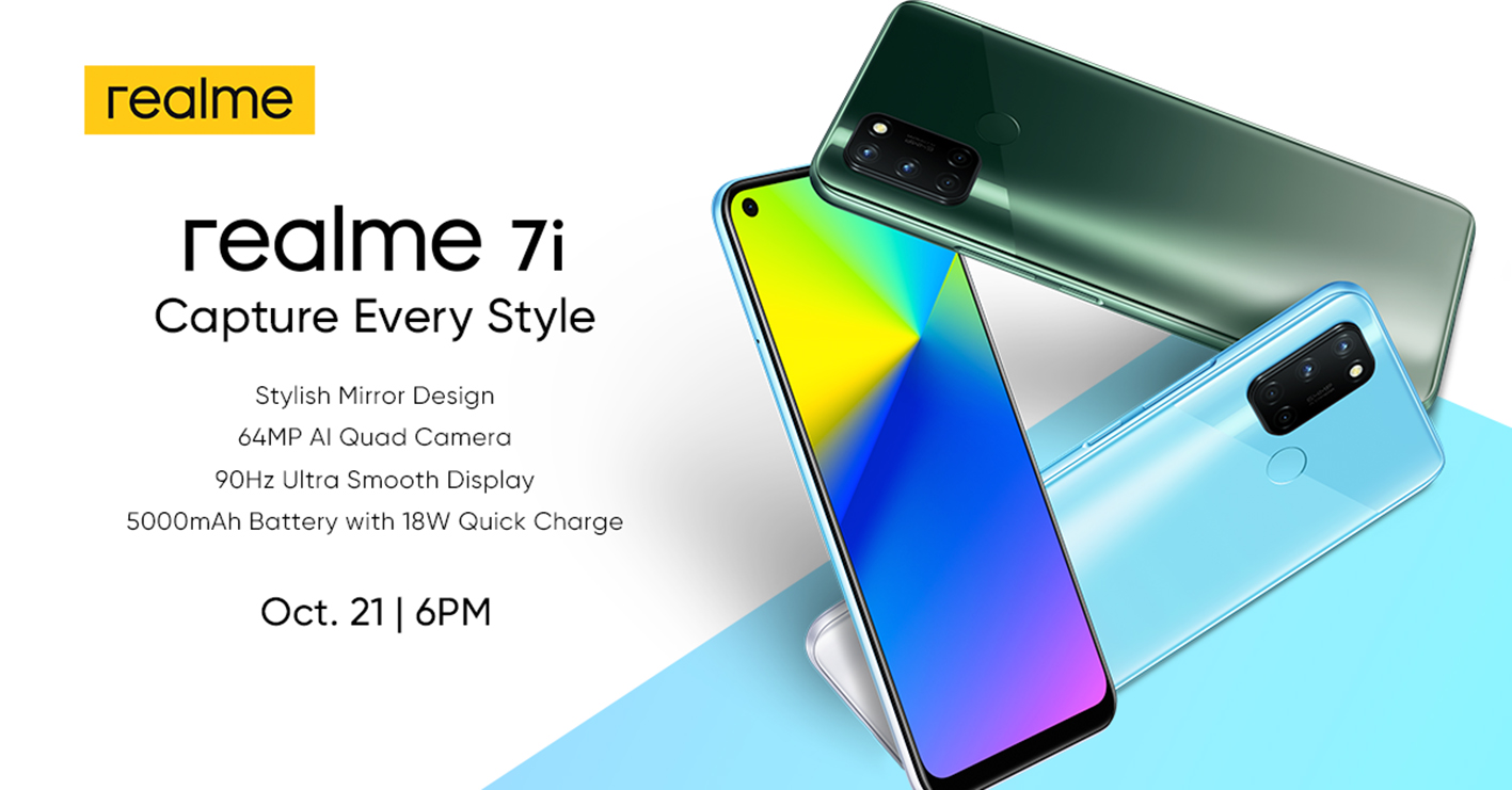 Capture Every Style with the realme 7i on October 21