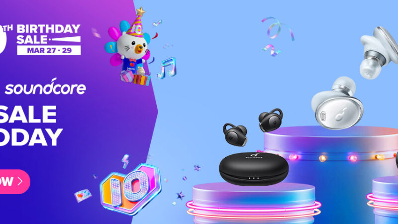 Soundcore goes on sale up to 60% discount at the Lazada Birthday Sale